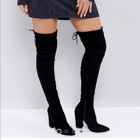 pointy over the knee boots